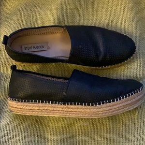 Steve Madden Used Platform Slip Ons with Twine